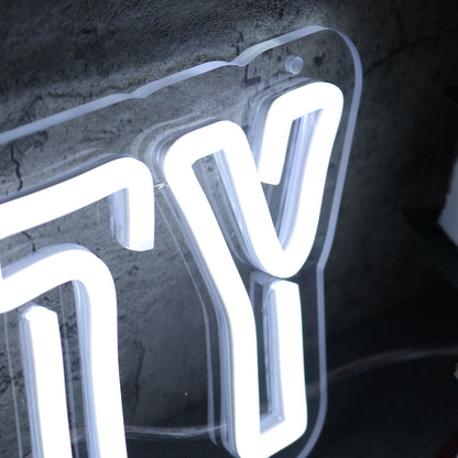 Kikis Party White Led Neon Sign - Shineneon