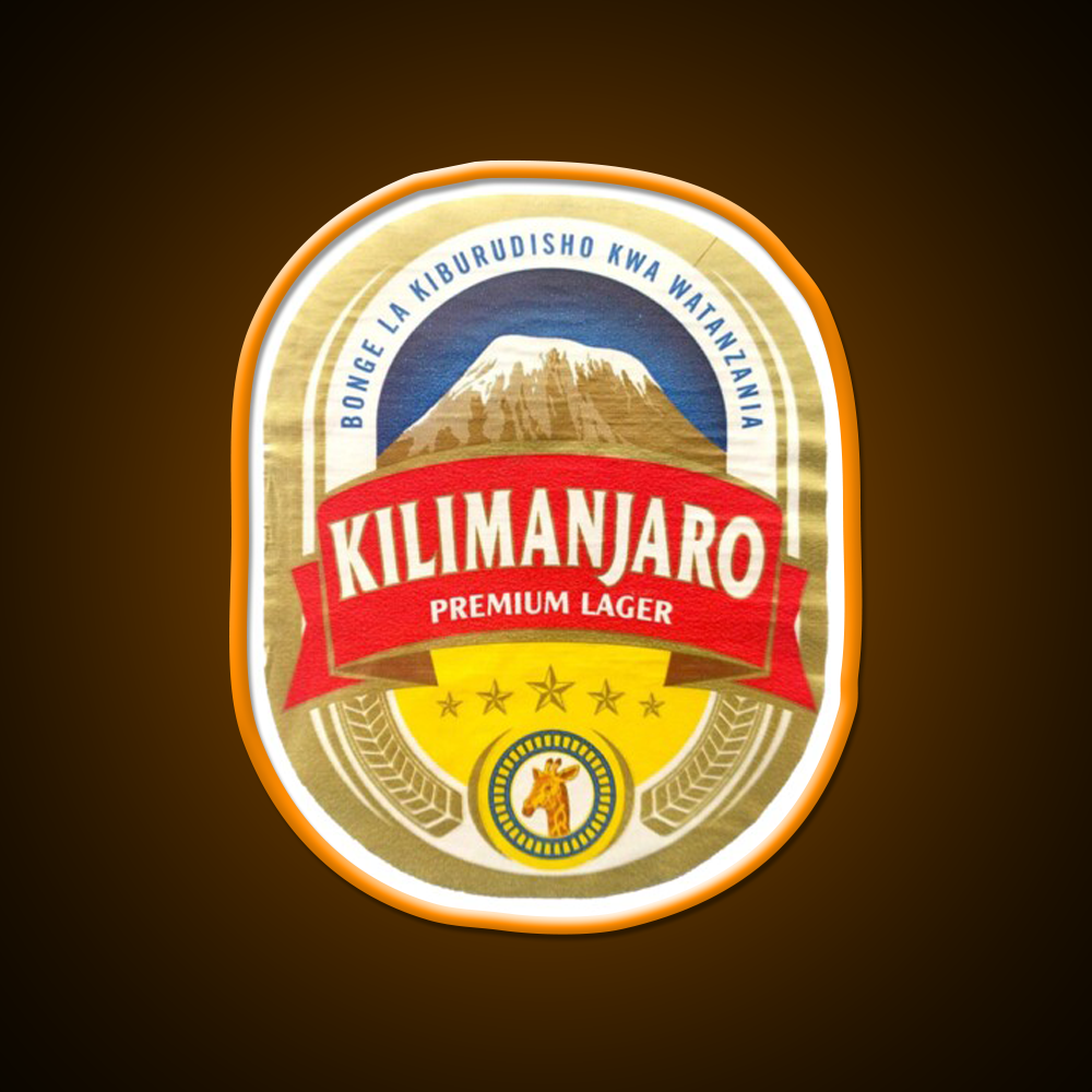 Kilimanjaro Beer Bar Decor Led Neon Sign Rgb Color - LED neon sign view 6