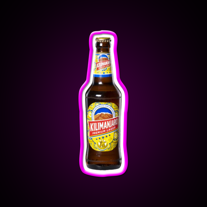 Kilimanjaro Beer Bar Decor Led Neon Sign Wall Art Rgb Color