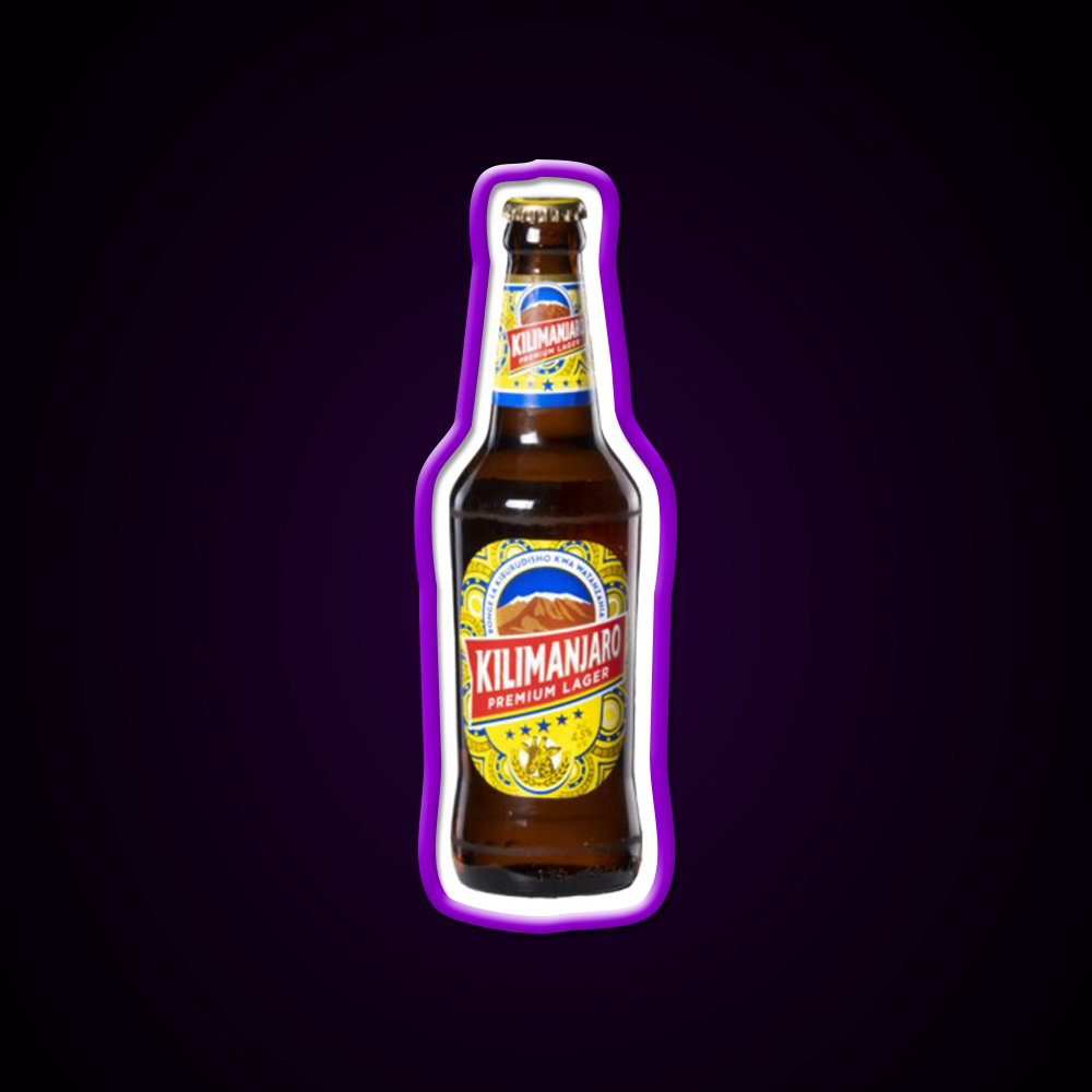 Kilimanjaro Beer Bar Decor Led Neon Sign Wall Art Rgb Color - LED neon sign view 9