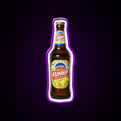 Kilimanjaro Beer Bar Decor Led Neon Sign Wall Art Rgb Color - LED neon sign view 9