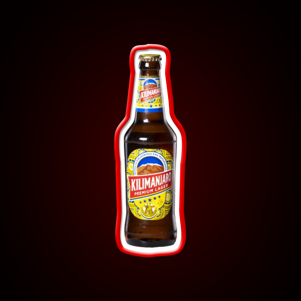 Kilimanjaro Beer Bar Decor Led Neon Sign Wall Art Rgb Color - LED neon sign view 10