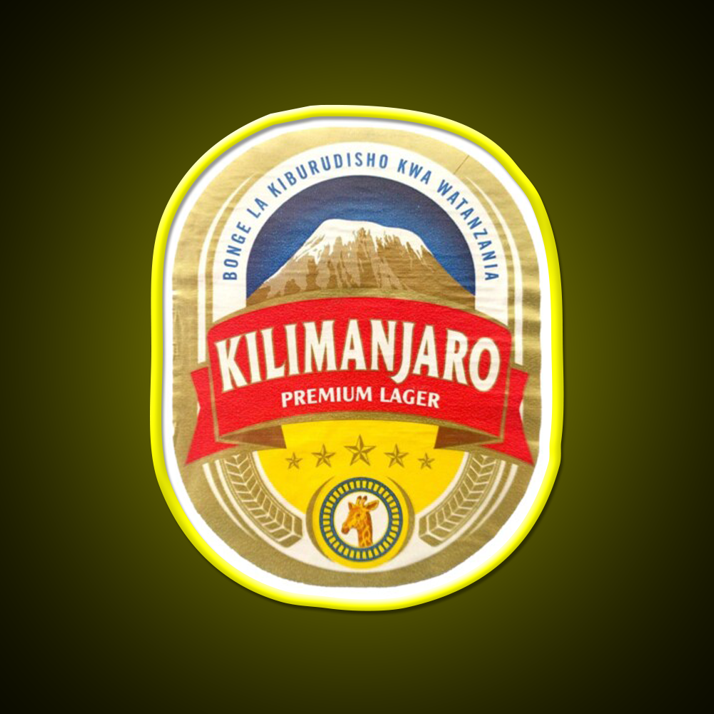 Kilimanjaro Beer Bar Decor Led Neon Sign Rgb Color - LED neon sign view 7