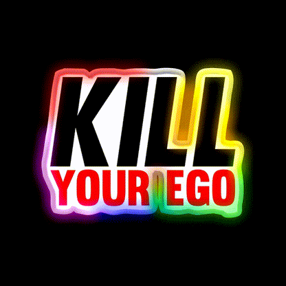 Kill Your Ego Gym Fitness Led Neon Sign Rgb Color