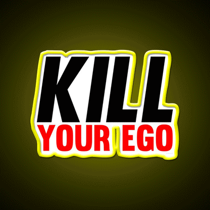 Kill Your Ego Gym Fitness Led Neon Sign Rgb Color