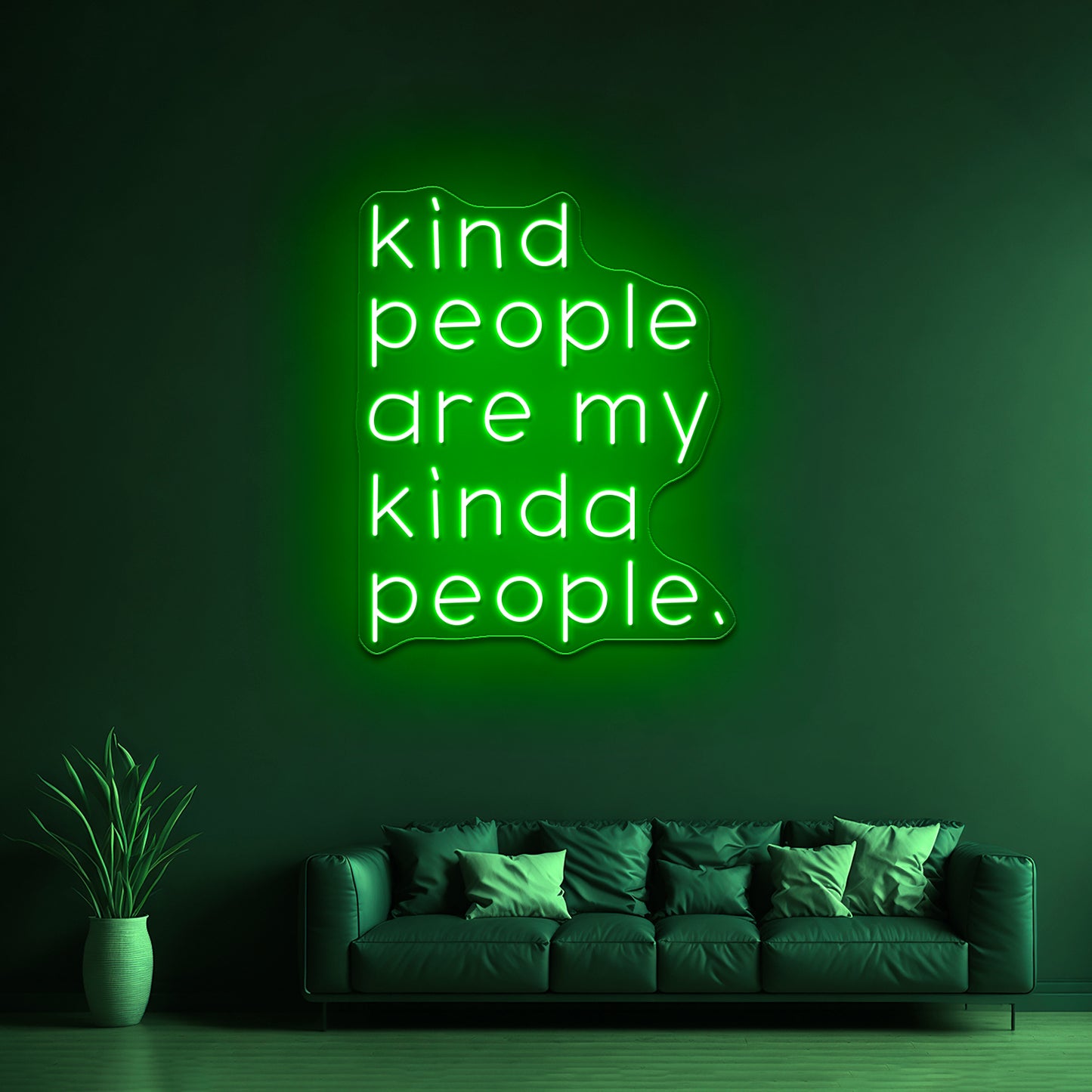 Kind People Are My Kinda People Artwork Neon Signs For Sale