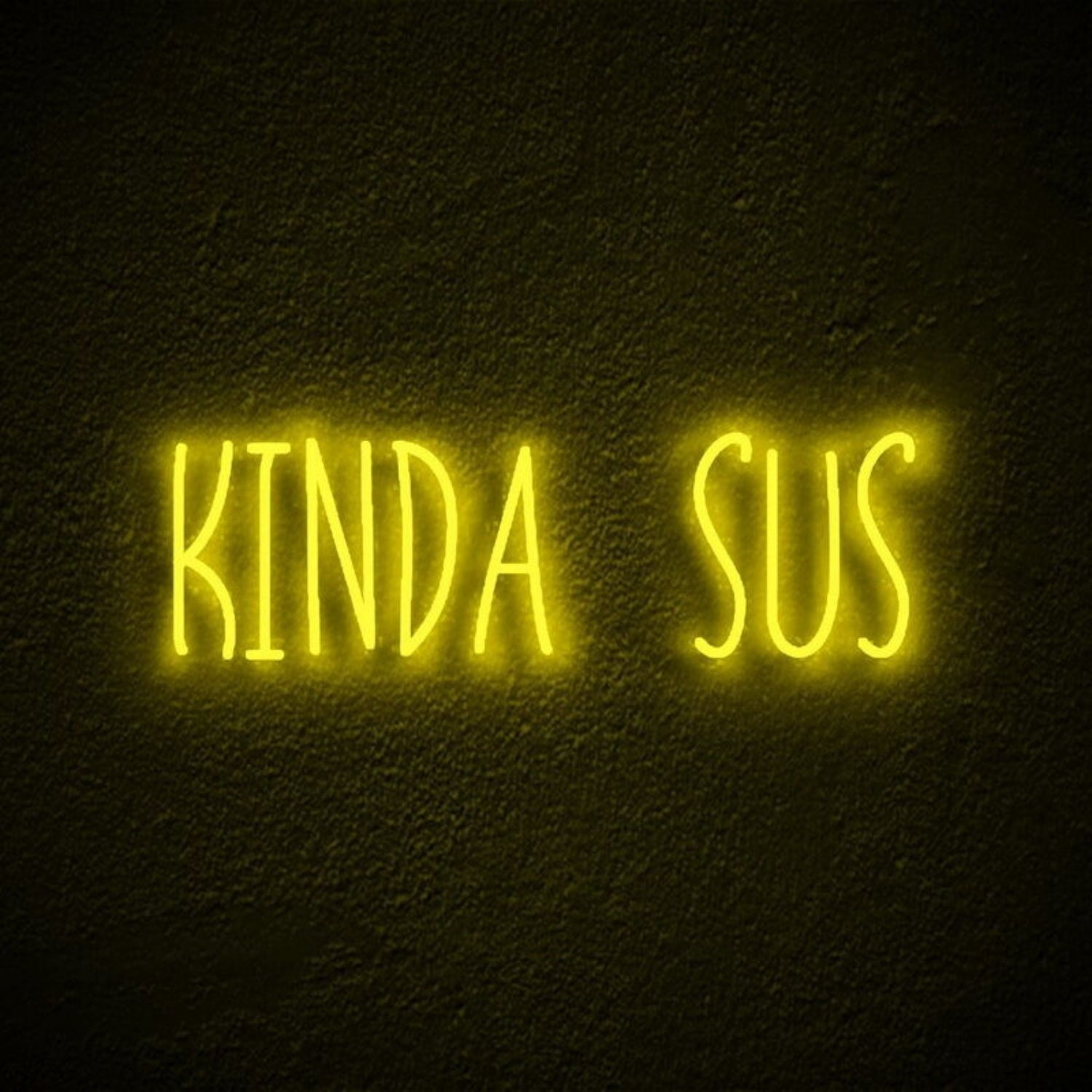 Kinda Sus Led Neon Sign Fgaming Rooms | Shineneon