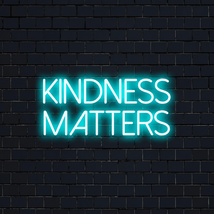 Kindness Matters Wall Decor LED Neon Sign - 01 Original Product Image
