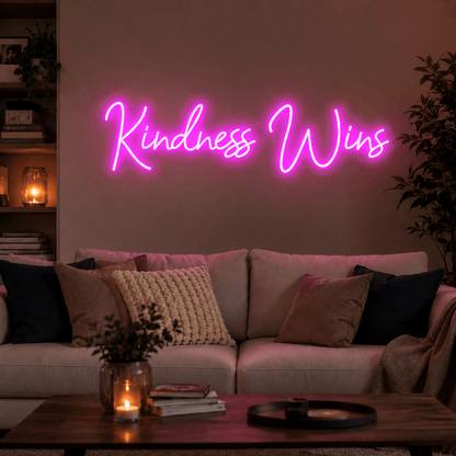 Kindness Wins LED Neon Sign - Shineneon