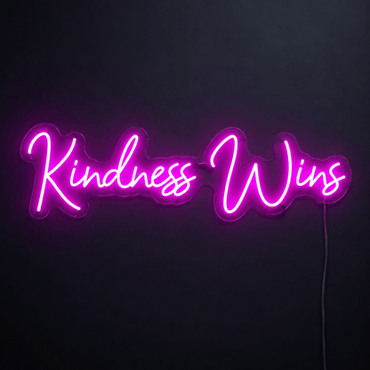 Kindness Wins LED Neon Sign - Shineneon