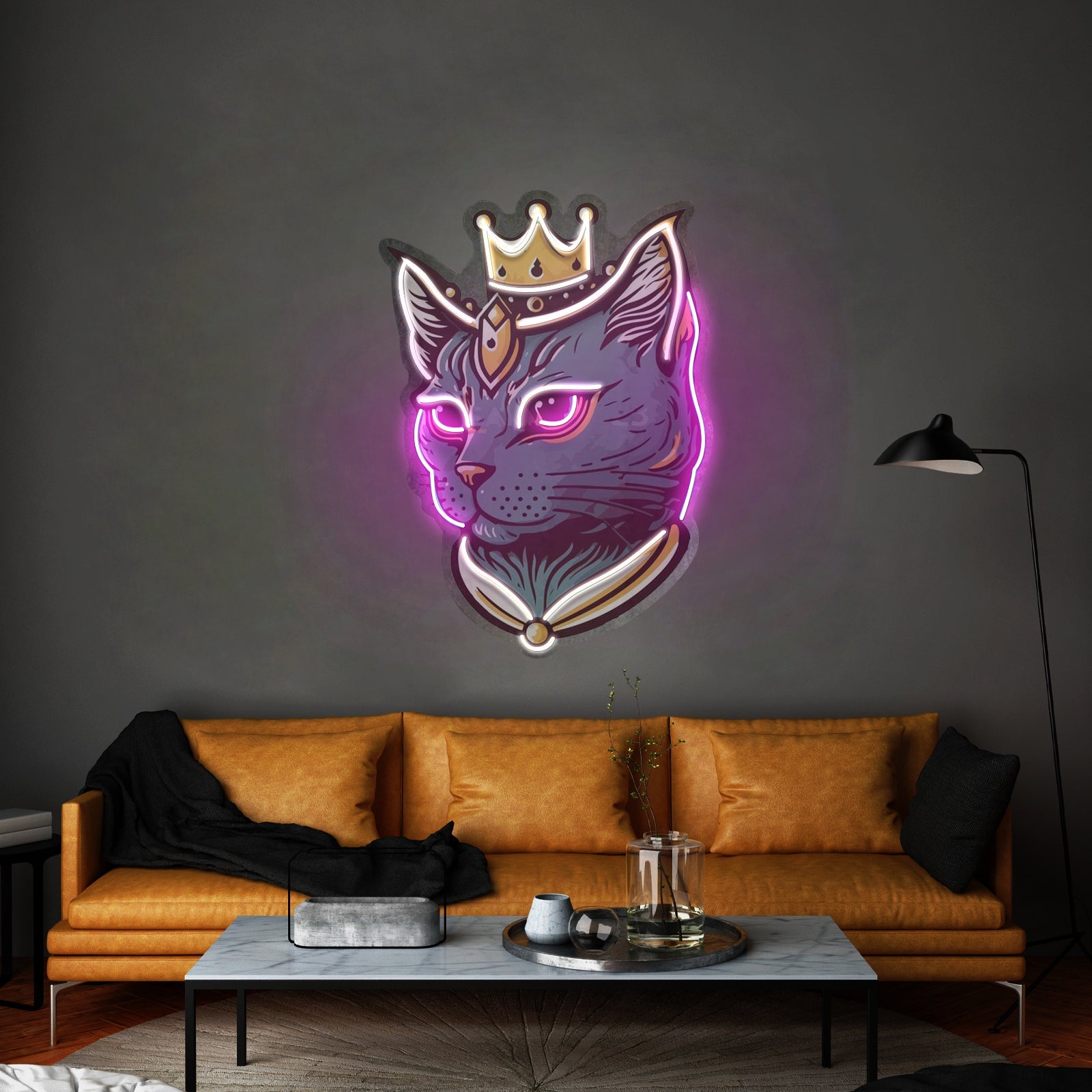 King Cat Led Neon Sign Light Custom Led Signs - Shineneon