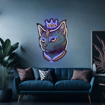 King Cat Led Neon Sign Light Custom Led Signs