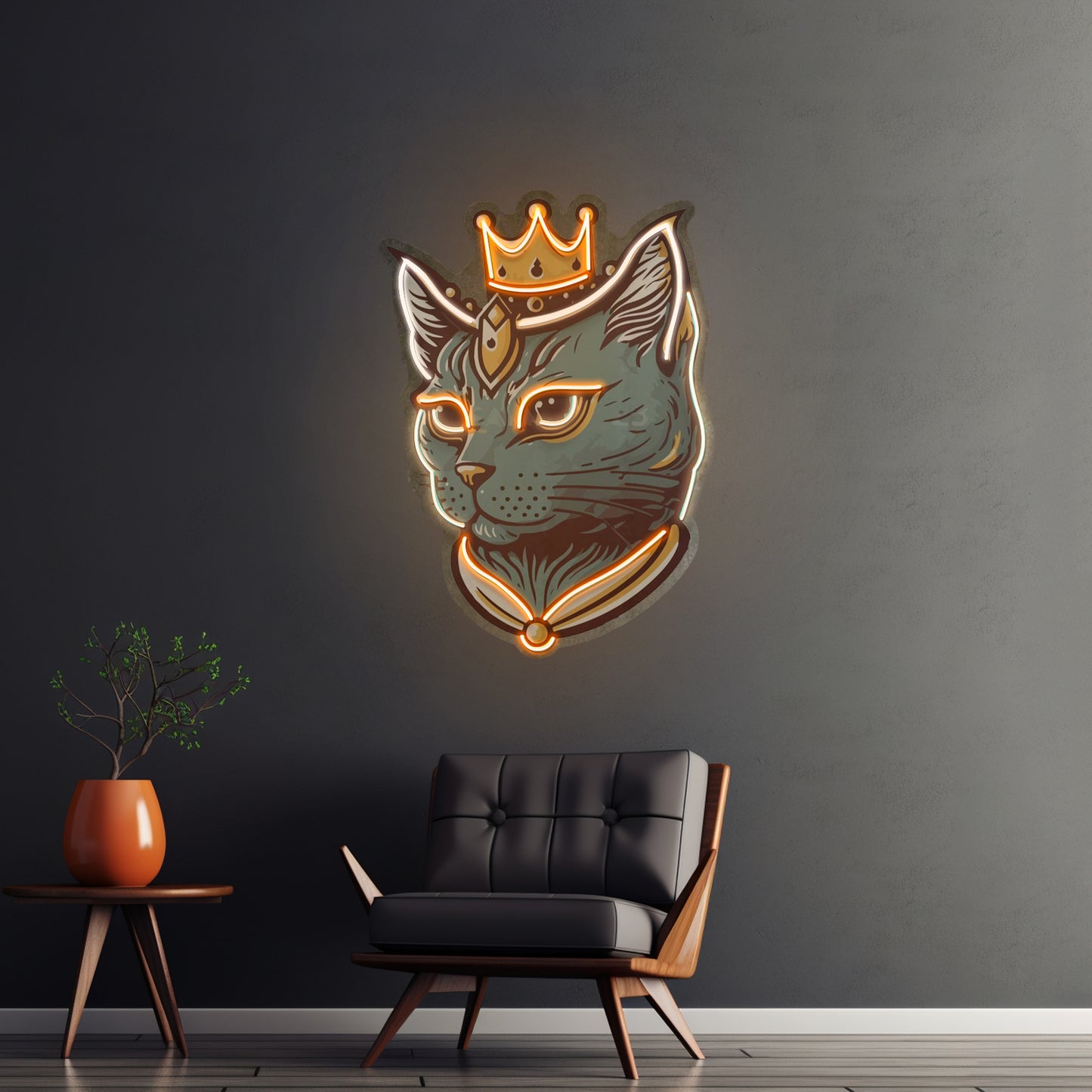 King Cat Led Neon Sign Light Custom Led Signs