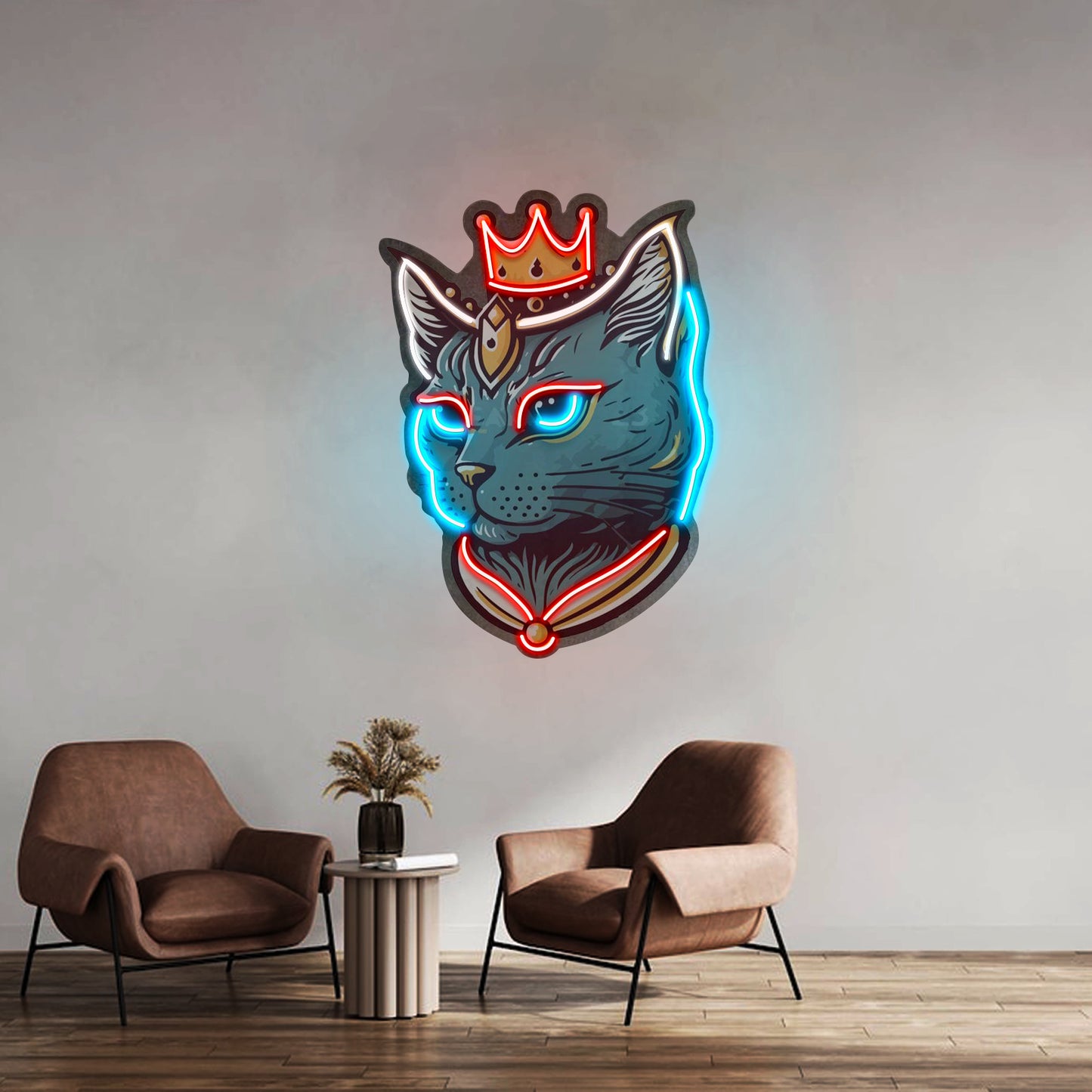 King Cat Led Neon Sign Light Custom Led Signs