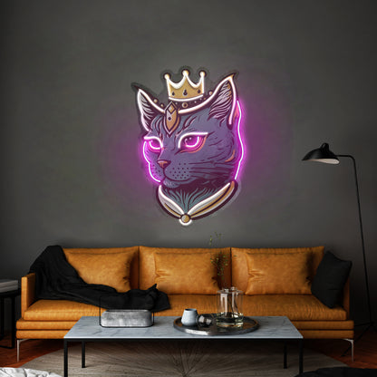 King Cat Led Neon Sign Light Custom Led Signs