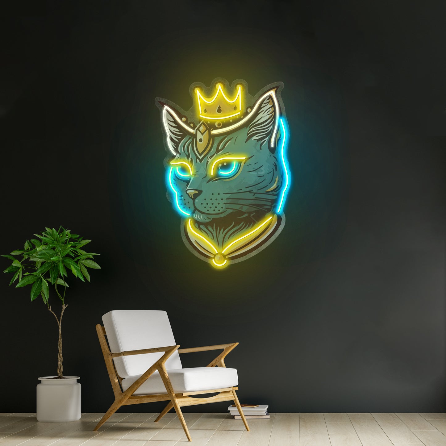 King Cat Led Neon Sign Light Custom Led Signs