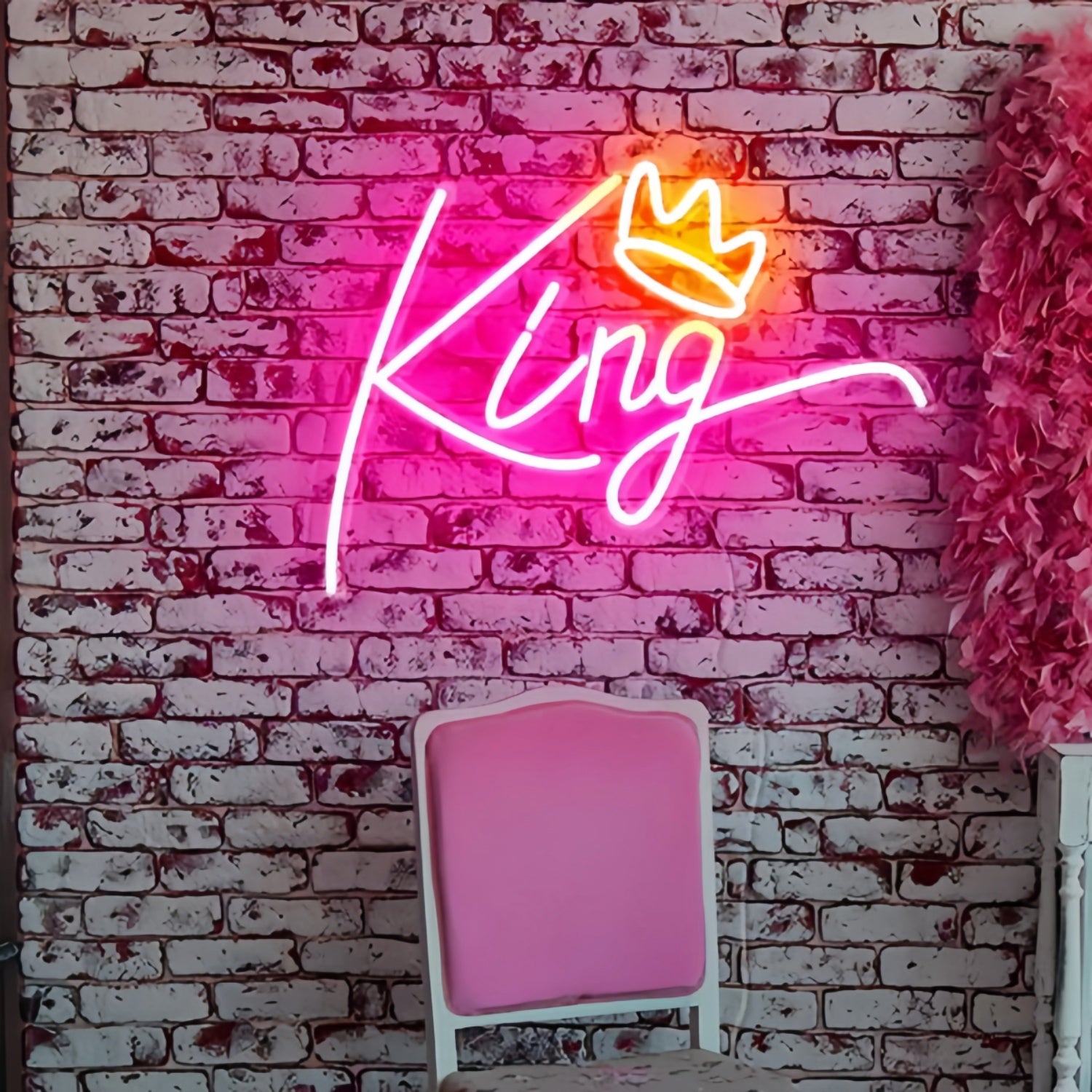 King Crown Neon Sign Illuminate Your Space | Shineneon