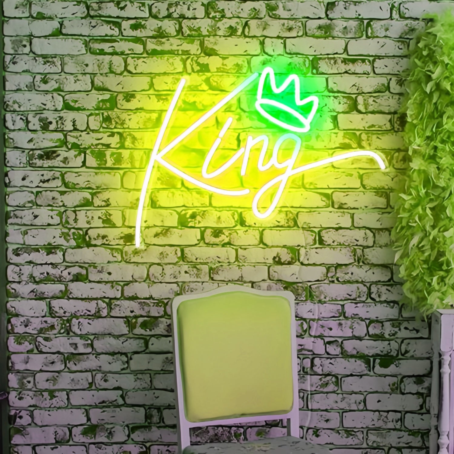 King Crown Neon Sign Illuminate Your Space | Shineneon