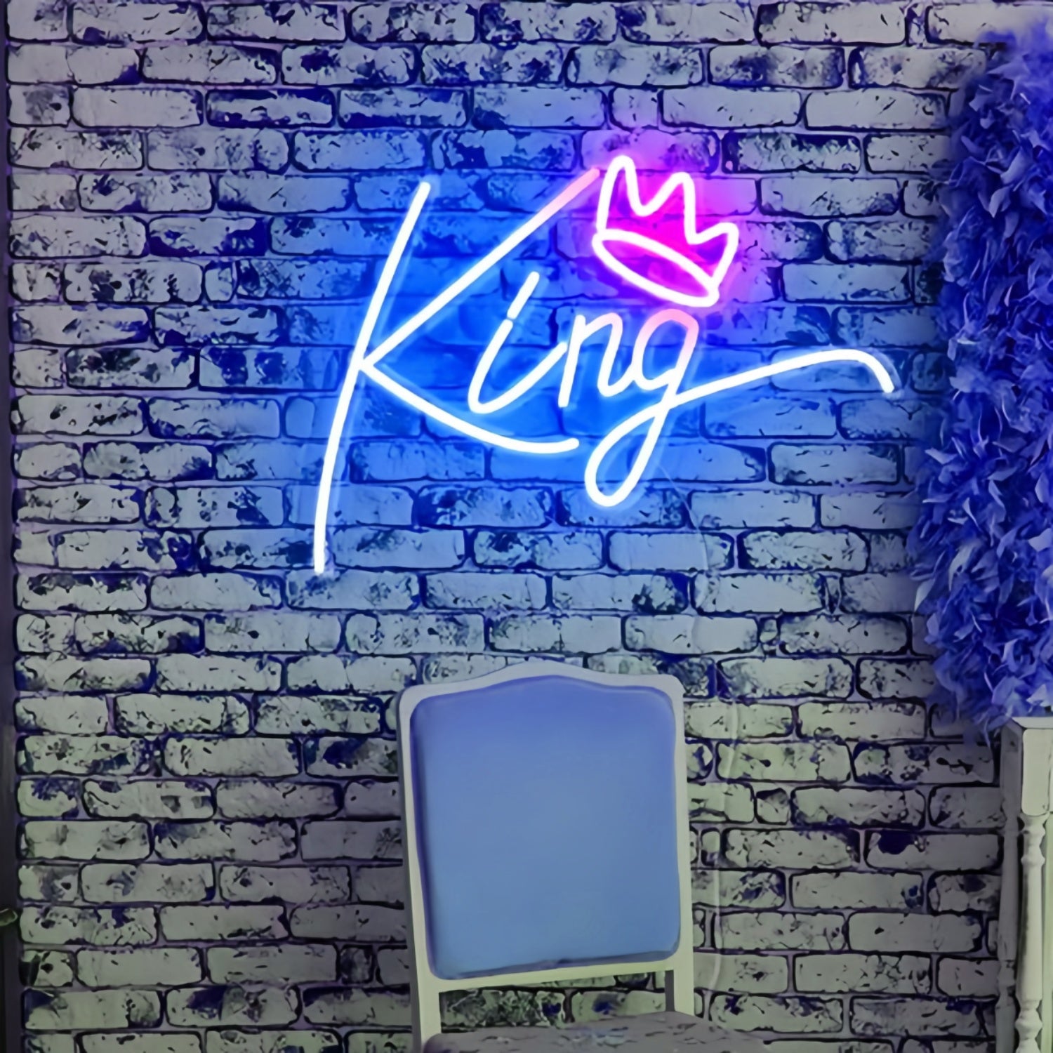 King Crown Neon Sign Illuminate Your Space | Shineneon