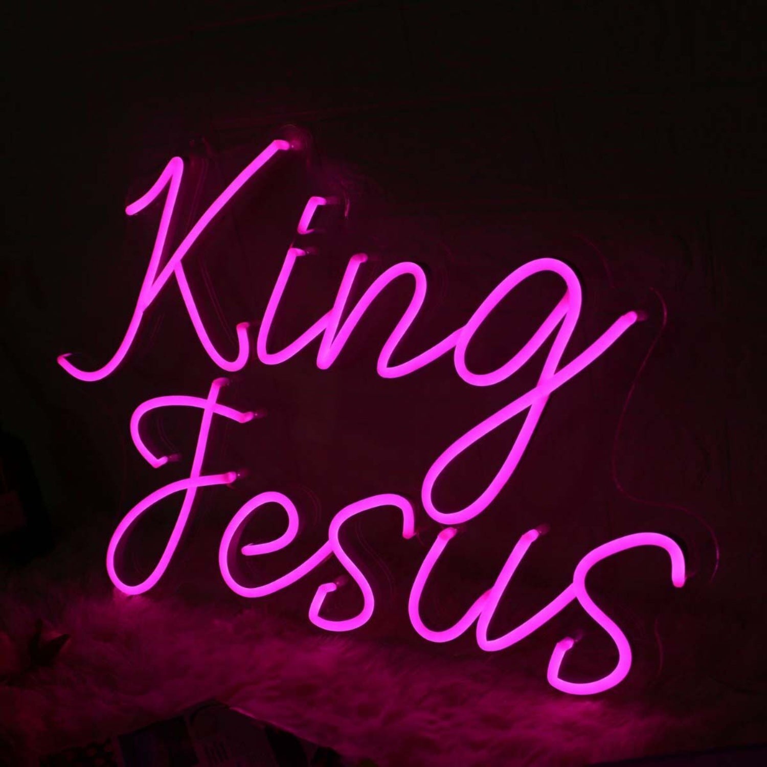 King Jesus Pink Custom Neon Sign | Shineneon