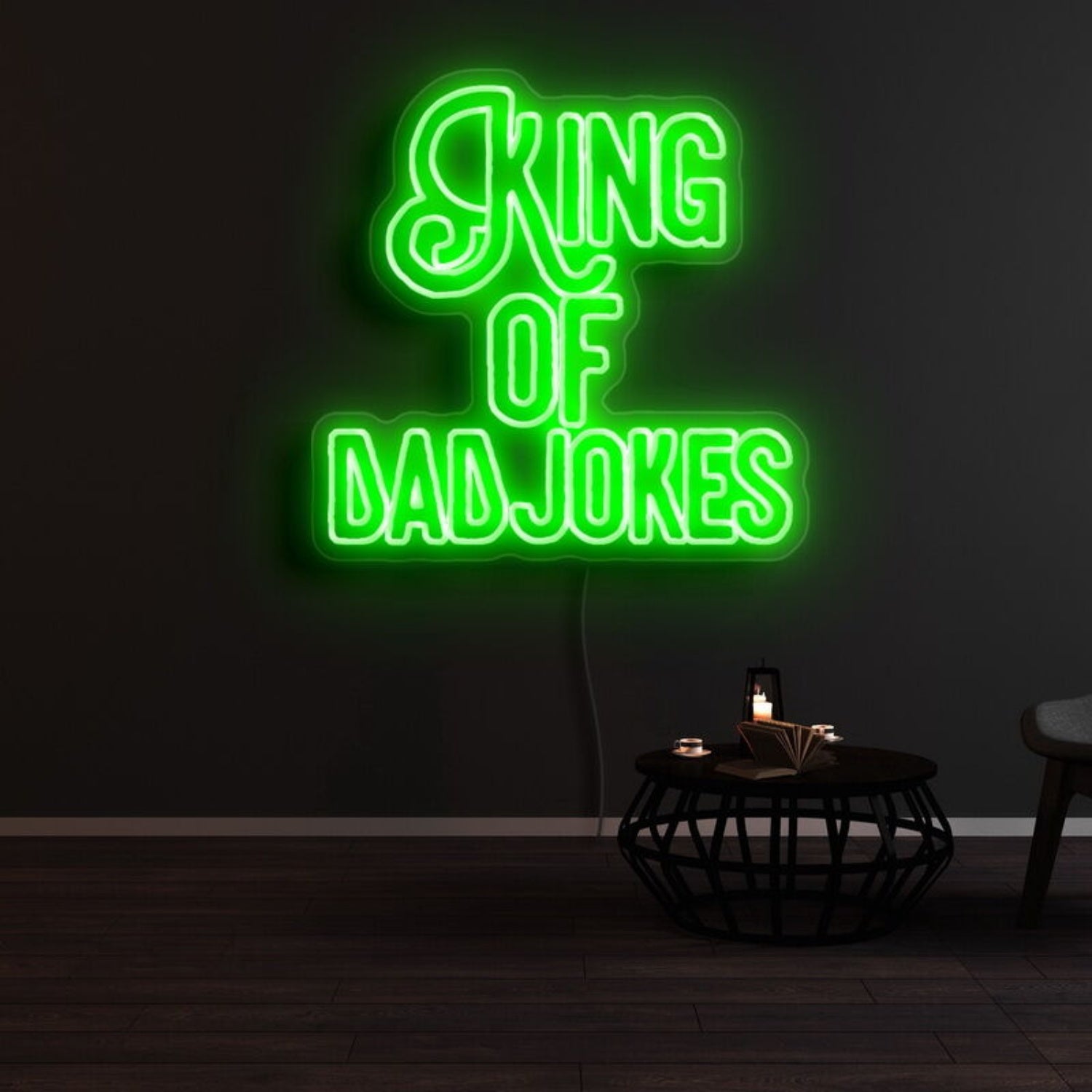 King Of Dad Jokes Led Neon Sign | Shineneon