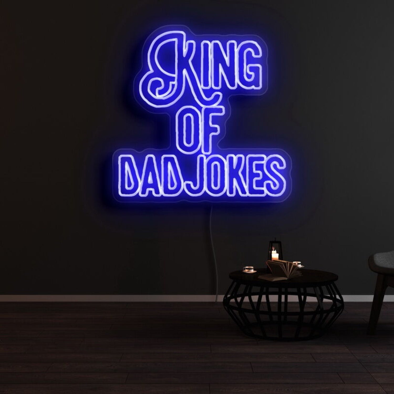 King Of Dad Jokes Led Neon Sign | Shineneon