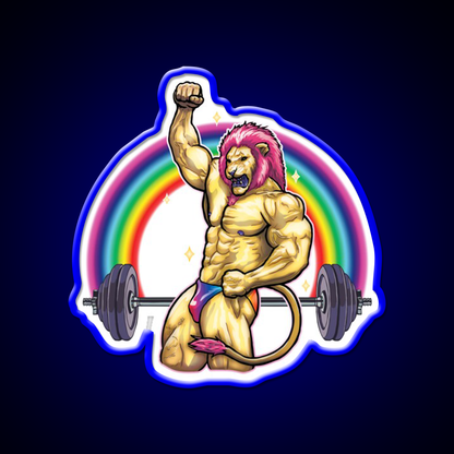 King Of Iron Gym Fitness Led Neon Sign Rgb Color