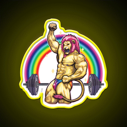 King Of Iron Gym Fitness Led Neon Sign Rgb Color