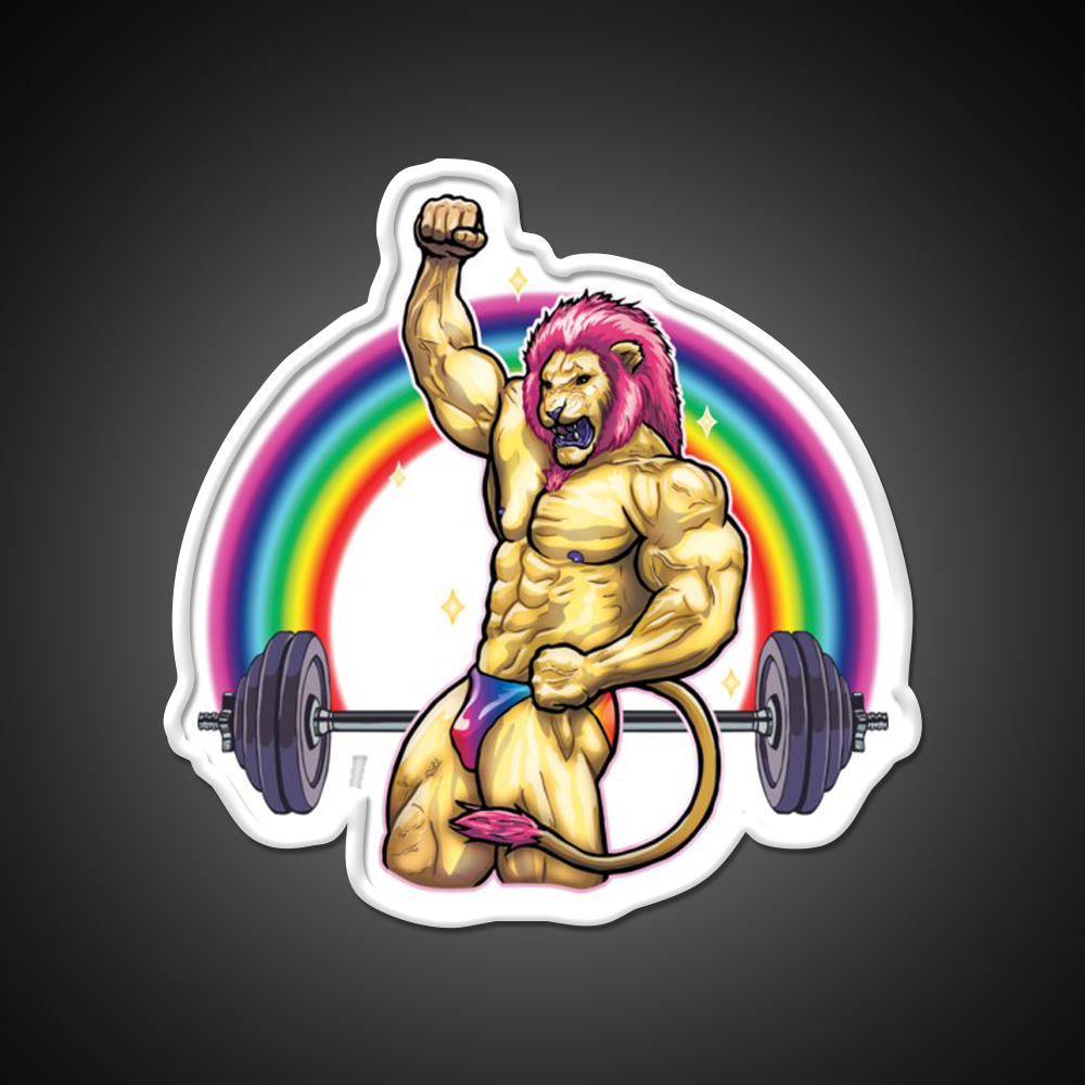 King Of Iron Gym Fitness Led Neon Sign Rgb Color