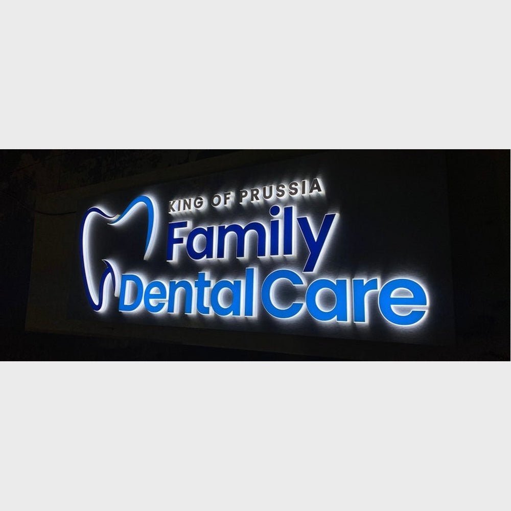 King Of Prussia Family Dental Care 3D Backlit Channel Letters Led Light Sign - Shineneon
