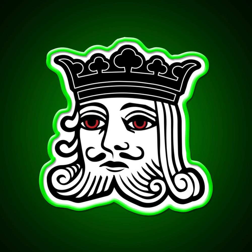King Pen Thc Oil Logo Vape Hemp Inspired Green Leaf Led Neon Sign Rgb Color - Shineneon