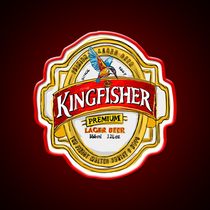 Kingfisher Lager Pop Beer Bar Decor Led Neon Sign Rgb Color - LED neon sign view 10