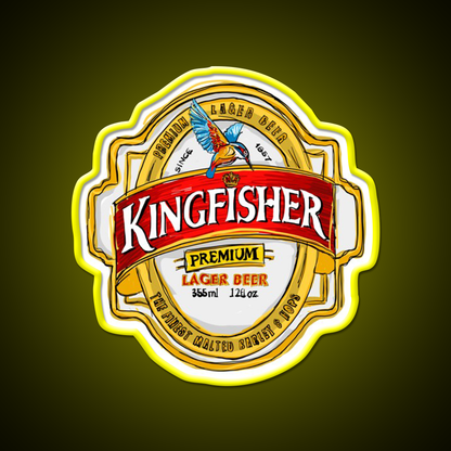 Kingfisher Lager Pop Beer Bar Decor Led Neon Sign Rgb Color - LED neon sign view 7