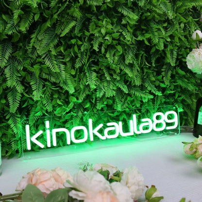 Kingkaula89 Green Led Neon Sign - Shineneon