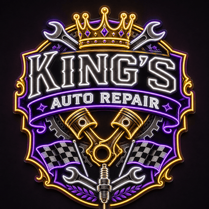 KING'S AUTO REPAIR Custom LED Neon Sign - Shineneon