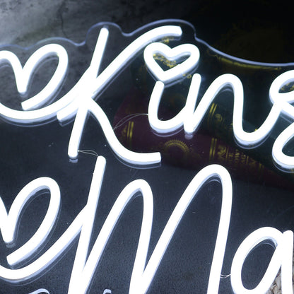 Kinsley Marie White Led Neon Sign - Shineneon