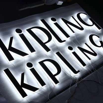 Kipling 3D Backlit Letters Business Metal Led Sign - Shineneon