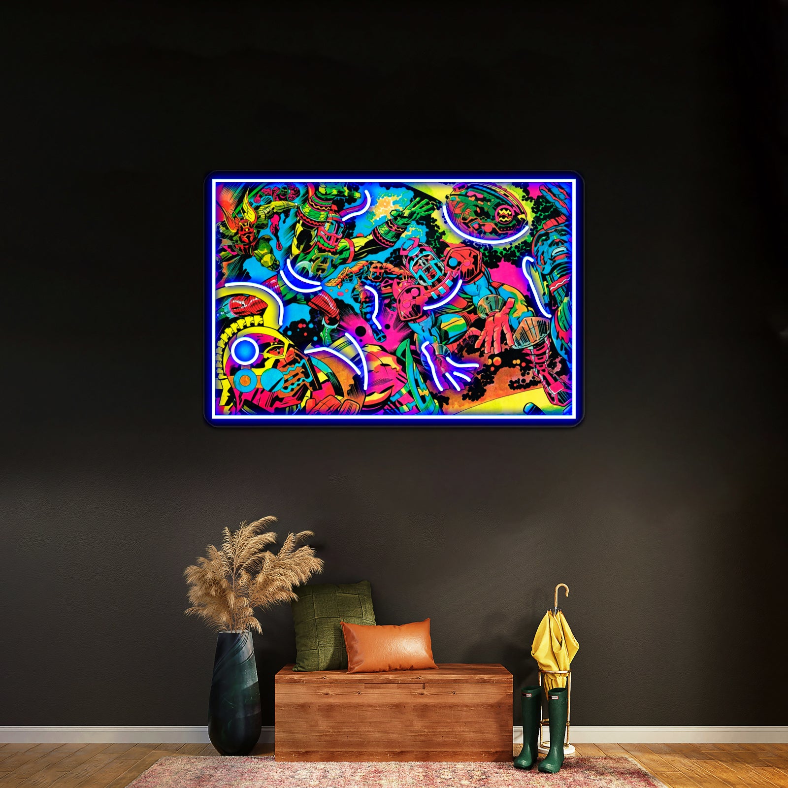 Kirby Artwork Neon Signs For Sale - LED neon sign view 5