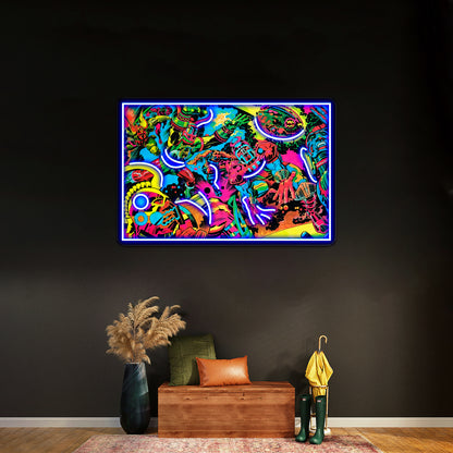Kirby Artwork Neon Signs For Sale - LED neon sign view 5