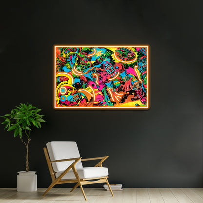 Kirby Artwork Neon Signs For Sale - LED neon sign view 6