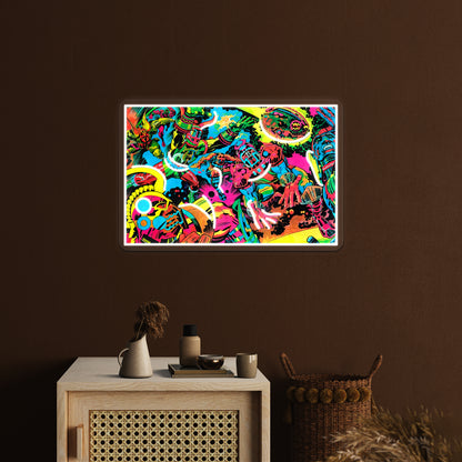 Kirby Artwork Neon Signs For Sale - LED neon sign view 8