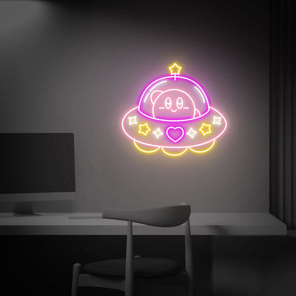 Kirby Led Neon Sign For Kids Bedrooms Gaming Havens | Shineneon