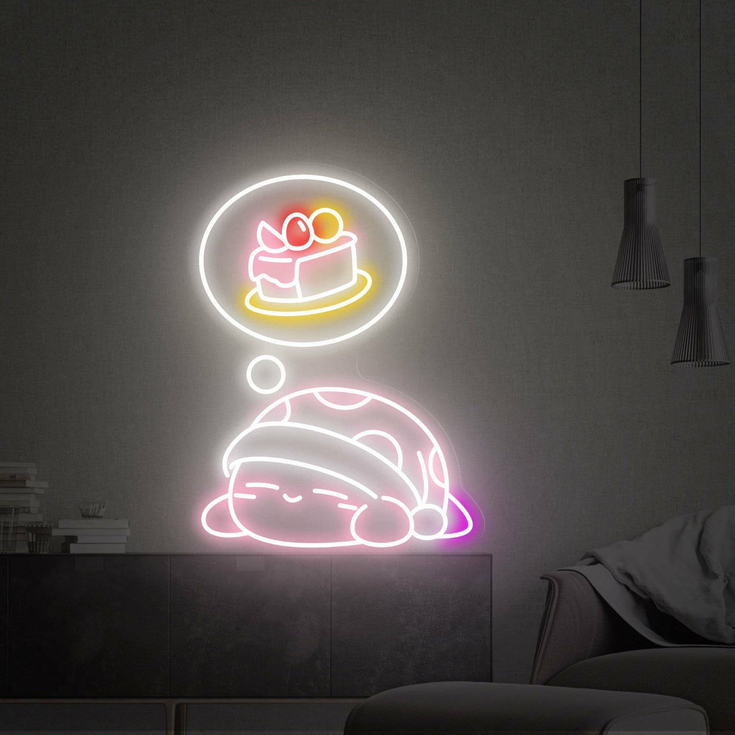 Kirby Led Neon Sign Gaming Rooms Anime Parties | Shineneon