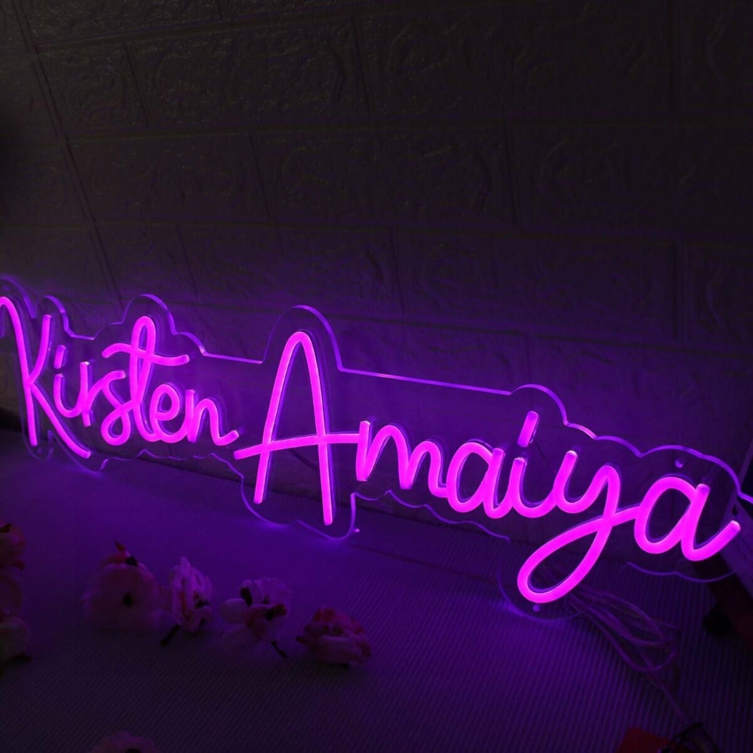 Kirsten Amaiya Pink Led Neon Sign - Shineneon