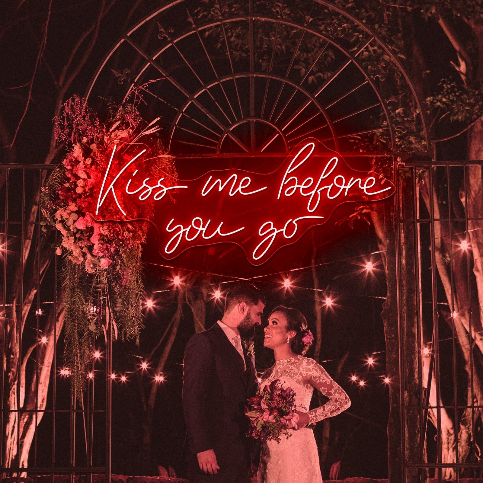 Kiss Me Before You Go Neon Signs Wall Art - Shineneon