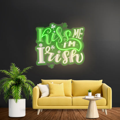 Kiss Me Im Irish St Patrick Day Led Signs