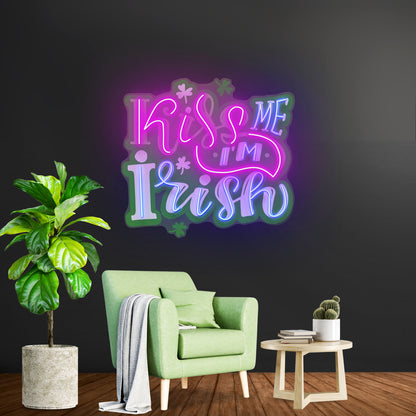 Kiss Me Im Irish St Patrick Day Led Signs