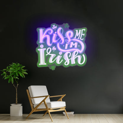 Kiss Me Im Irish St Patrick Day Led Signs