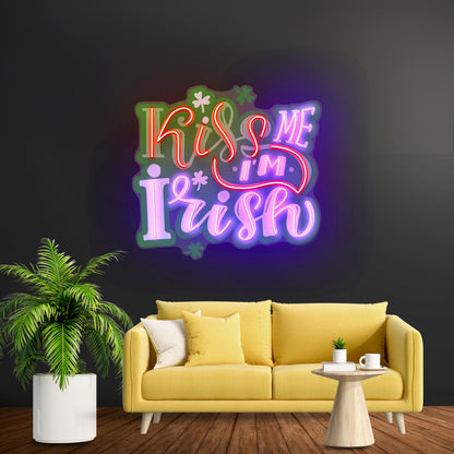 Kiss Me Im Irish St Patrick Day Led Signs