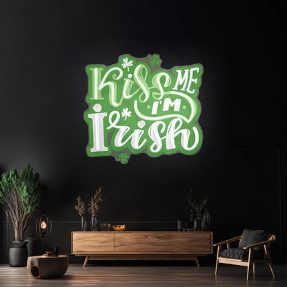 Kiss Me Im Irish St Patrick Day Led Signs